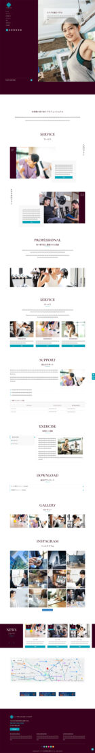 WEBデザインテンプレートW009